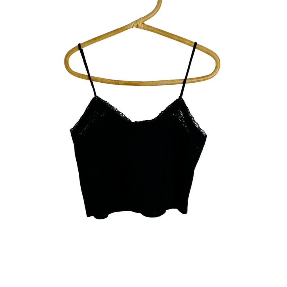 Sportsgirl Size 8 Black Linen Viscose Crop Top New With Tags - Picture 6 of 8